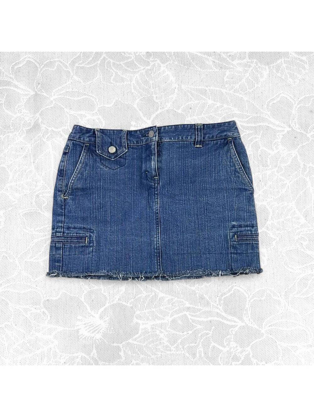 Ann Taylor LOFT Denim Mini Skirt - Size 4